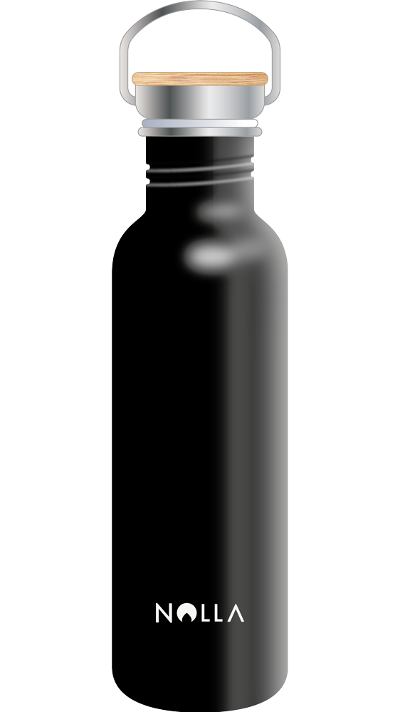 Bouteille Inox 75cl Noir - Protect Océan Cap Ferret