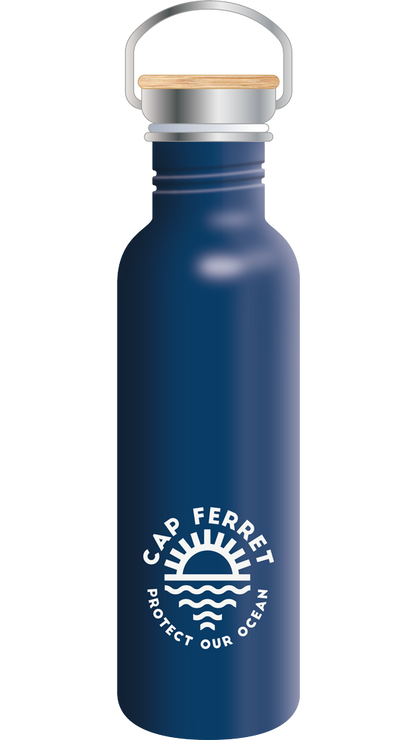 Bouteille Inox 75cl Marine - Protect Océan Cap Ferret