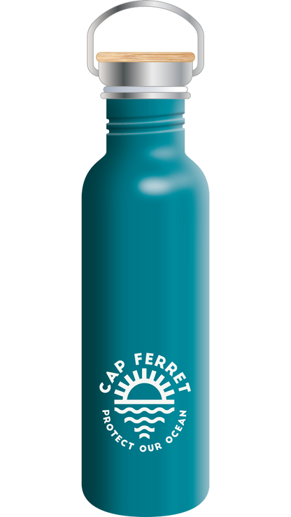 Inox Bottle 75cl Teal - Protect Ocean Cap Ferret