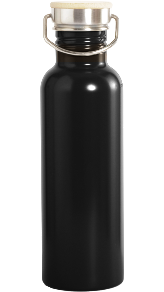 Bouteille Inox 75cl - Teintée Noir