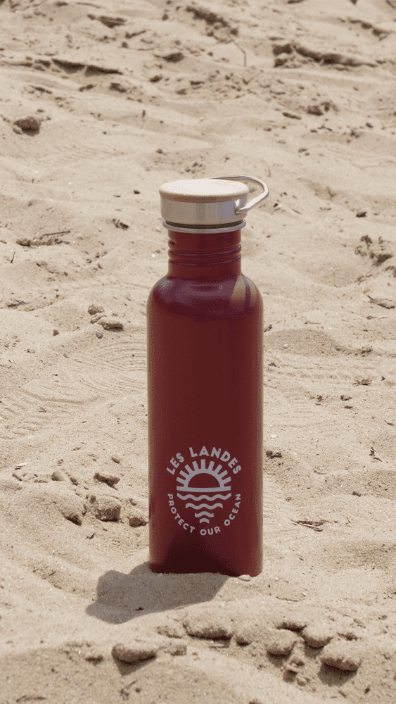 Botella Inox 75cl Borgoña - Protect Ocean Les Landes